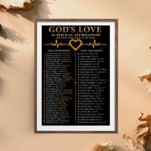 God’s Love Affirmation Wall Art Print